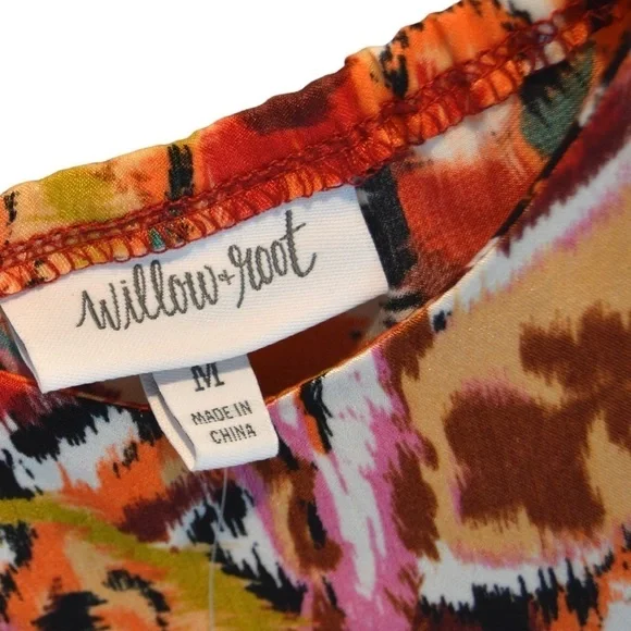 The Buckle Willow & Root Wrap Tie Mini Dress, Multi Bold Colors - Medium - Picture 5 of 12